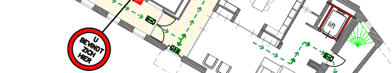 vluchtwegplattegrond-ontruimingsplattegrond-johannes-adviesburo-stadskanaal